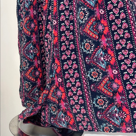 Hollister Red and Blue Patterned Romper - Picture 7 of 10